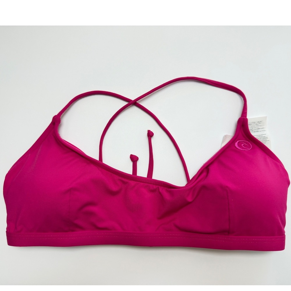 Rip Curl Classic Surf Bralette Bikini Top Raspberry Pink Womens Small NEW